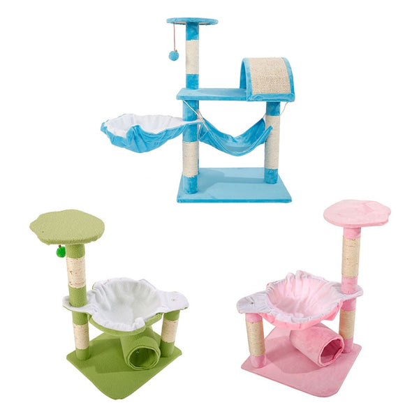 28 inch Stable Cat Tower Lamb Pet Toyss Pleasant Stability and Safety Cute Entertainment Sisal Winding Cat Climb Trees Holder