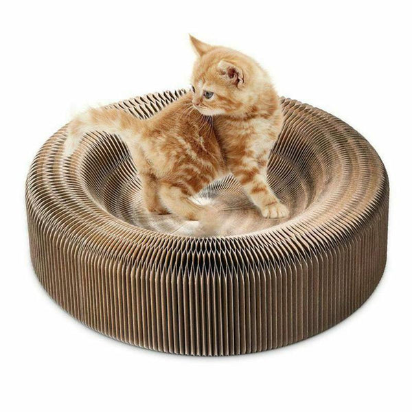 1pcs Folding Corrugated Paper Deform Pet Cat Scratch Board Chew Toys For Cats Bed Mat Kitten Toys