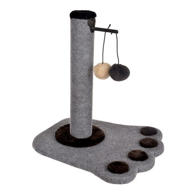 APAULAPET New Paw Print Cat Toy Cat Climbling Cat Furniture Cat Scratcher Tree Scratch Toy For Pet Kitten Jumping