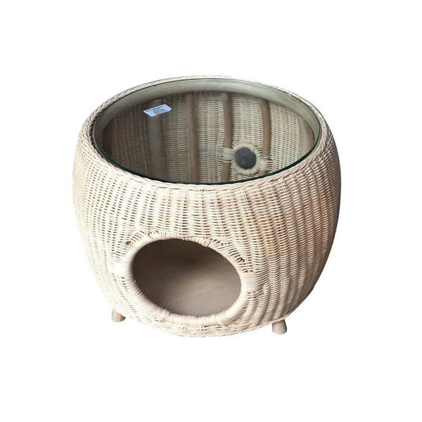 Cat litter rattan cat room cat villa pet dog nest small dog Teddy cat sharing coffee table four seasons universal
