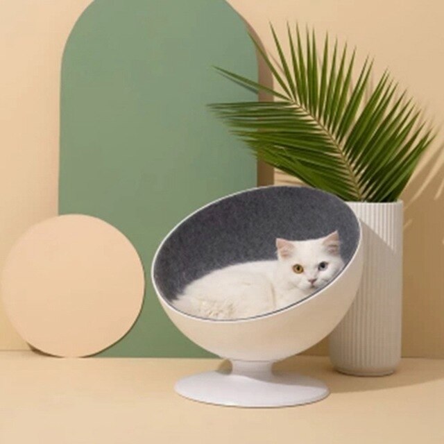 for Xiaomi Youpin Cat Boss Rotating Interactive Cat Nest Fiber Lining Simple and Beautiful Comfortable Nest Pet Nest