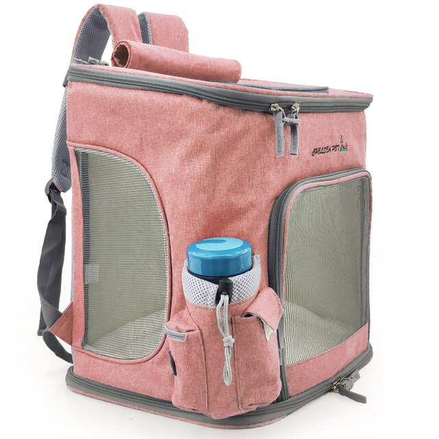 Large pet backpack Dog Dog Backpack cat bag summer breathable outgoing portable foldable cat Backpack pet carrier