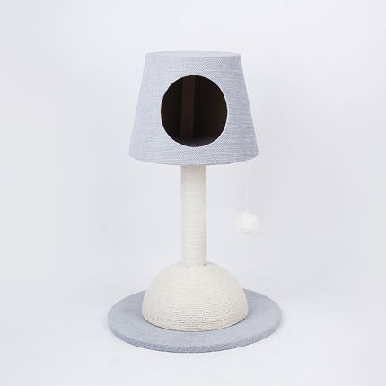 Pet supplies cat toys cat scratching the lamp cat climbs the cat's nest cat tree luxury cat barrel solid wood cat frame tunnel