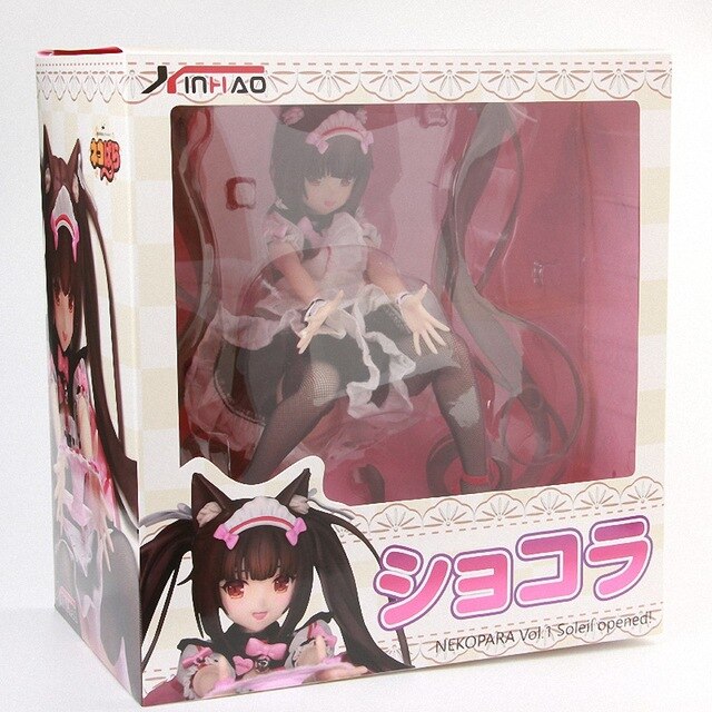 1/4 Scale Cartoon Sexy Cat Girl NEKOPARA Anime Action Figure Chocolat Maid Sofa Ver Vol.1 Model Sitting Collectible Doll 22cm