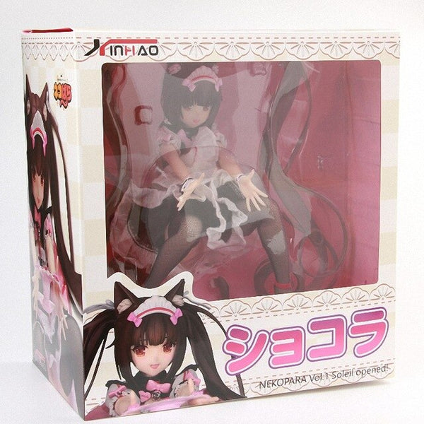 1/4 Scale Cartoon Sexy Cat Girl NEKOPARA Anime Action Figure Chocolat Maid Sofa Ver Vol.1 Model Sitting Collectible Doll 22cm