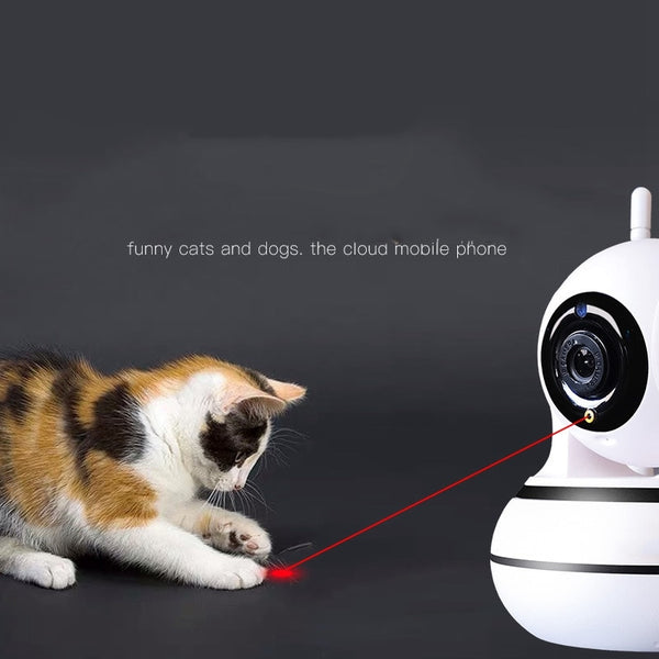 Creative Cat Pet Led Funny Toy Intelligent Automatic Cat Sports Training Entertainment Toys Multi-Angle Adjustable Monitor Cat