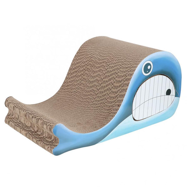 Durable Exercise Cat Toys  Pet Toys For Cat Pet Cat Corrugated Paper Whale Scratching Board Playing Grinding Claws Toy Cat