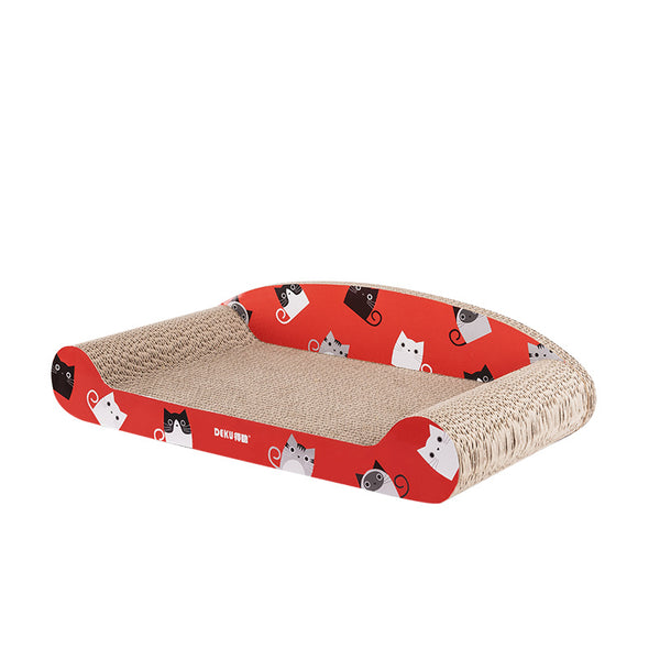 Cat Scratch Backrest Medium Sofa Corrugated Paper Cat Scratch Board Cat Grinding Toys Cats Pet Supplies Gatos Katten Speelgoed