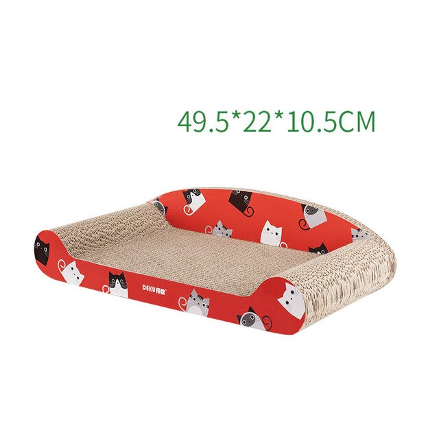 Cat Scratch Backrest Medium Sofa Corrugated Paper Cat Scratch Board Cat Grinding Toys Cats Pet Supplies Gatos Katten Speelgoed