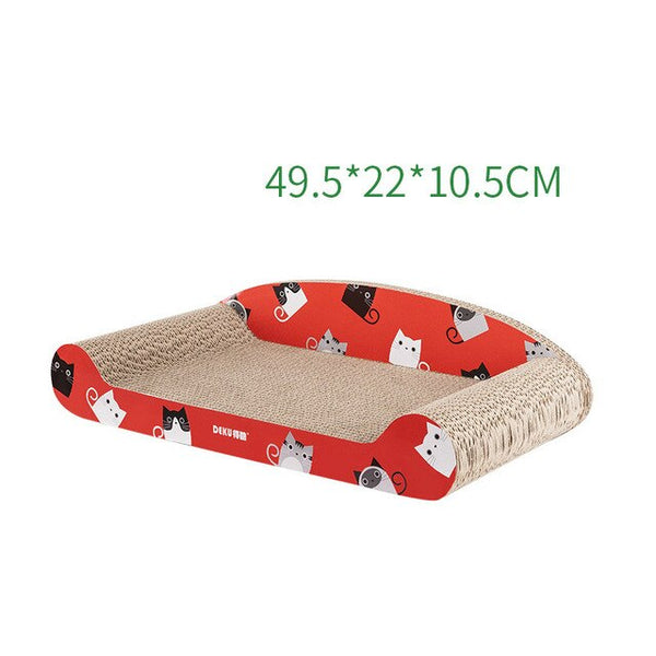 Cat Scratch Backrest Medium Sofa Corrugated Paper Cat Scratch Board Cat Grinding Toys Cats Pet Supplies Gatos Katten Speelgoed