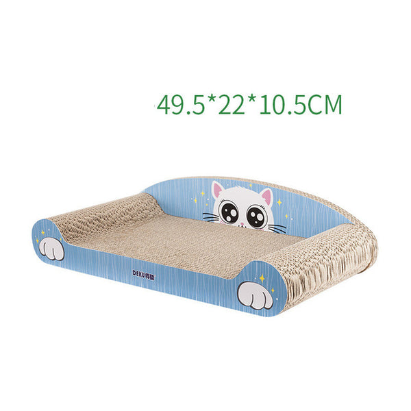 Cat Scratch Backrest Medium Sofa Corrugated Paper Cat Scratch Board Cat Grinding Toys Cats Pet Supplies Gatos Katten Speelgoed