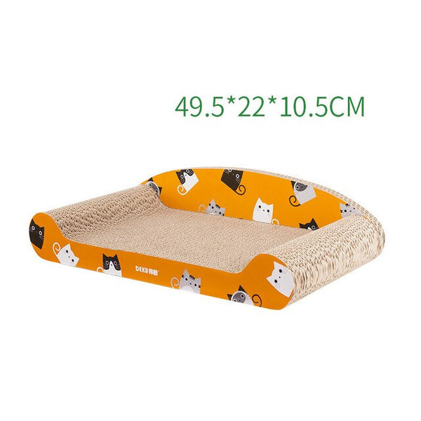 Cat Scratch Backrest Medium Sofa Corrugated Paper Cat Scratch Board Cat Grinding Toys Cats Pet Supplies Gatos Katten Speelgoed