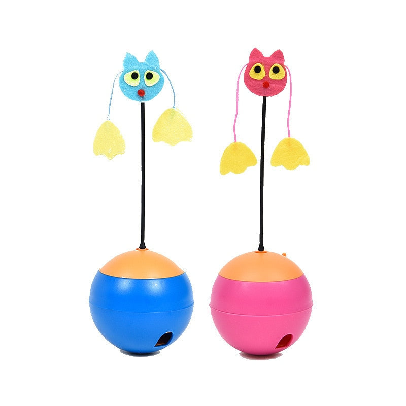 Motor-driven New Pattern Tumbler Toys Cat Toys Leaking Toys More Function Laser Pets Kitty Toys