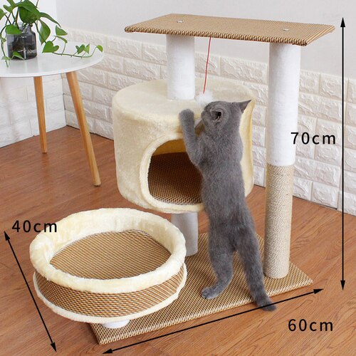 Sisal Rope for Cat Tree Cat Climbing Frame cats scratching post toys making desk legs binding rope for cat sharpen claw PF9077