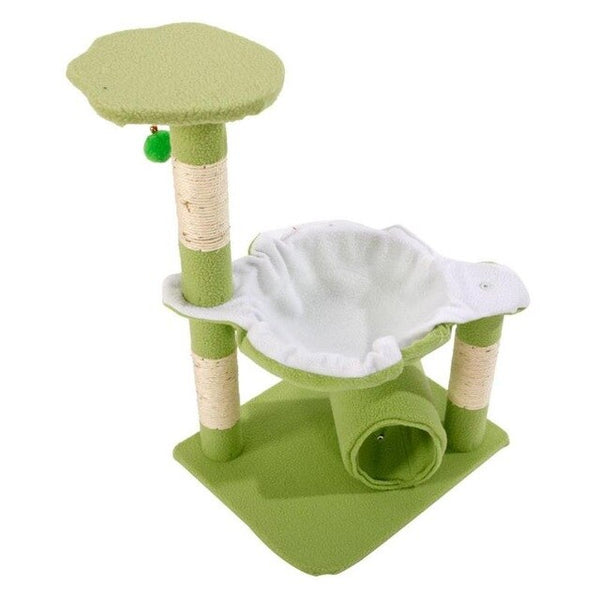 28 inch Stable Cute Sisal Cat Climb Trees Holder Soft and Comfortable Lamb Hair Avoid Any Vibration Cat Tower Lamb Pet Toys