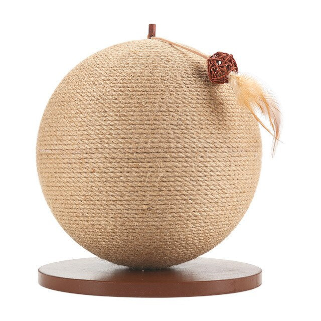 Pet supplies cat toys interactive ball natural hemp ball toys  cat scratcher  pet ball grass natural sisal balls pet scratching