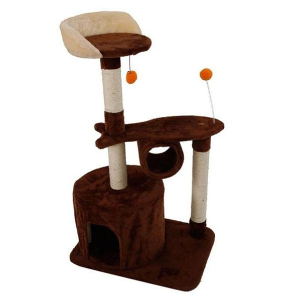 M9c 52" Sisal Cat Climbing Frame Cat Tree Cat Toy Cat Trees Are Easy To Install And Use Very Practical And Beautiful
