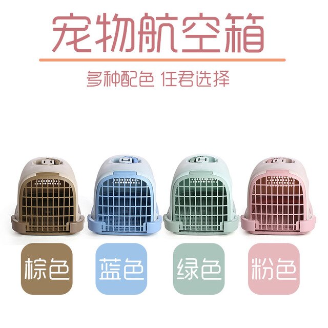 Pet Airbox, Teddy Bear Small Dog Out Shipping Box, Portable Ventilated Cat Cage, Portable Dog House