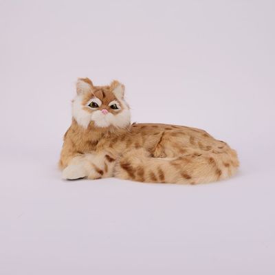 simulation cute lying cat 25x20x11cm model polyethylene&furs cat model home decoration props ,model gift d495