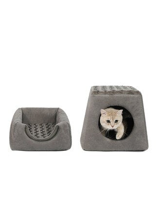 Magic Pet Sofa House Cat four seasons universal removable and washable foldable cat house cat supplies winter warm house