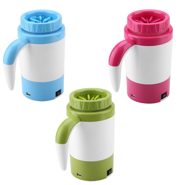Pet USB Charging Electric Foot Wash Cup  Auto Foot Washing Rotary Dog Cat Paw Cleaning Cup