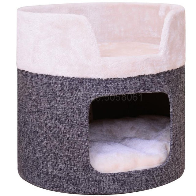 Cat litter with removable washable mat small cat climbing frame sisal scratch board cat supplies export