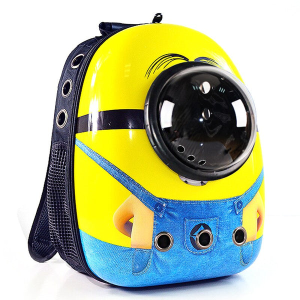 New Pattern Outgoing Cat Bag Environmental Portability Pet Capsule Backpack It's To Go Dog Backpack Pet Supplies