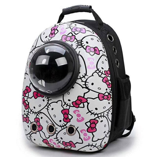 New Pattern Outgoing Cat Bag Environmental Portability Pet Capsule Backpack It's To Go Dog Backpack Pet Supplies