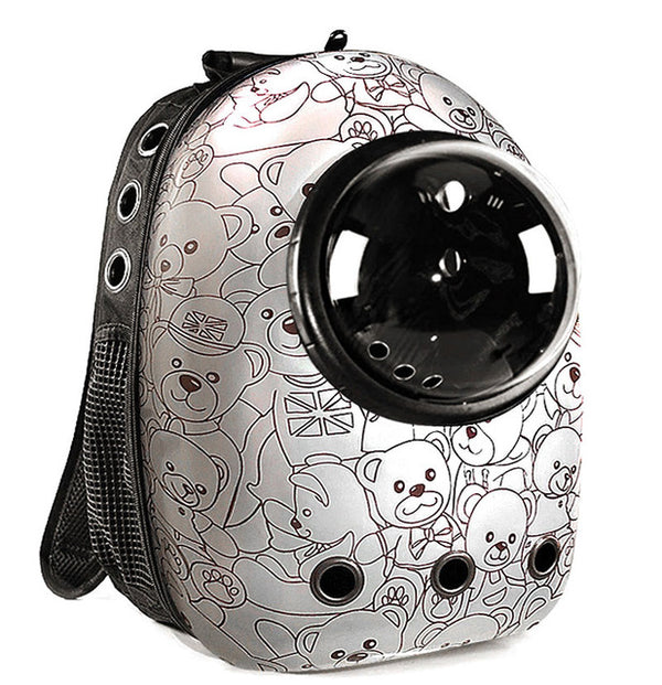 New Pattern Outgoing Cat Bag Environmental Portability Pet Capsule Backpack It's To Go Dog Backpack Pet Supplies