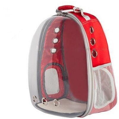 Full view transparent health material portable cat backpack breathable colorful