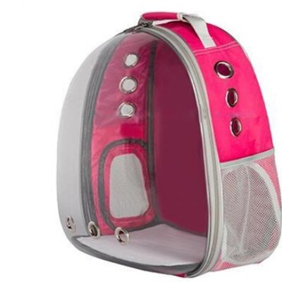 Full view transparent health material portable cat backpack breathable colorful