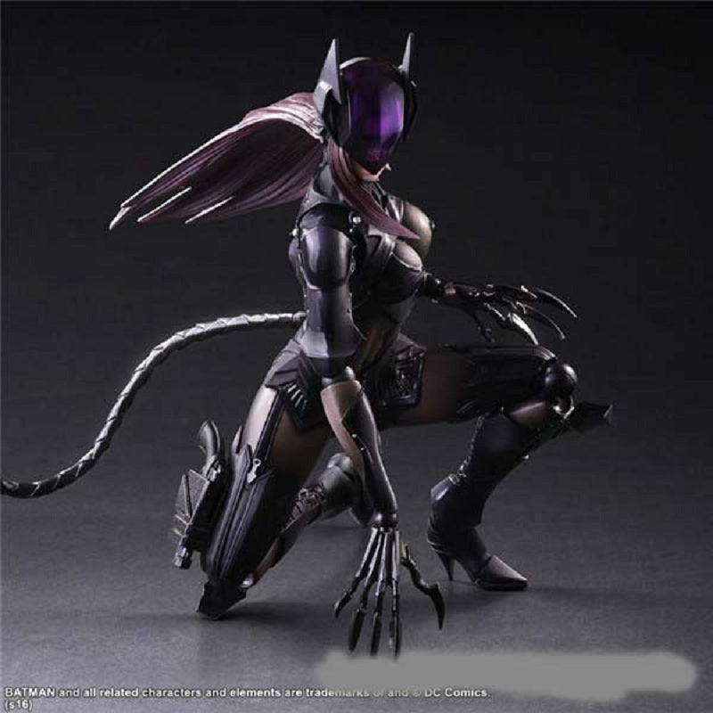 Justice League DC Comics Series 1/8 movable PA change cat female hand boxed doll ornaments  decoration, gift, Movable doll DC