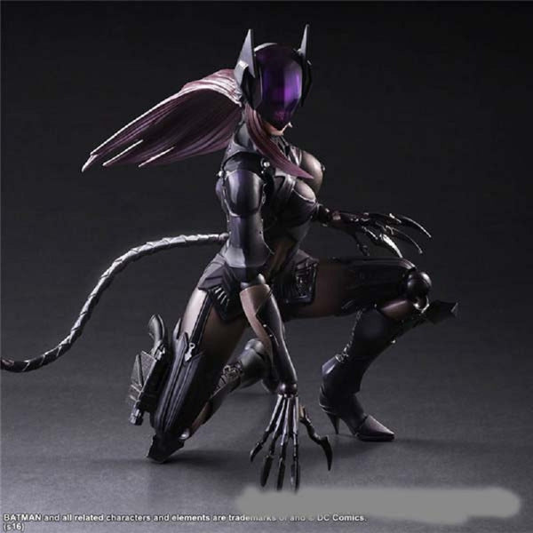 Justice League DC Comics Series 1/8 movable PA change cat female hand boxed doll ornaments  decoration, gift, Movable doll DC