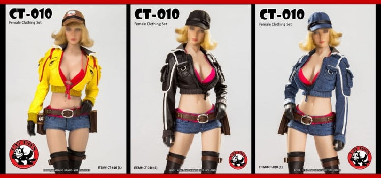 CAT TOYS CT010 1/6 Female Clothing Set Repair Girl Costume for 12" Collectible Action Figures DIY