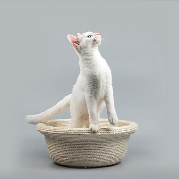 Personalized Non-slip Grinding Sisal Pet House Cat Bed Nest Scratcher Sleeping Grinding House Cat Mat