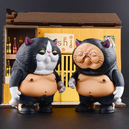 Mame Moyashi Master Fat cat With a hat Vinyl Figure Fashion Toy
