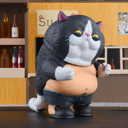 Mame Moyashi Master Fat cat With a hat Vinyl Figure Fashion Toy