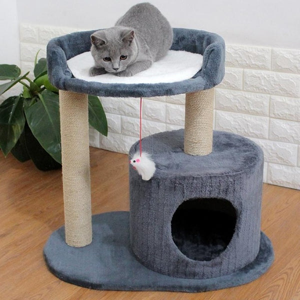 Cat Climbing Scratching Litter Toy Jumping House Villa Jumping Cat Supplies Cat Window Hammock Kitten Beds  Kennel  Shelf