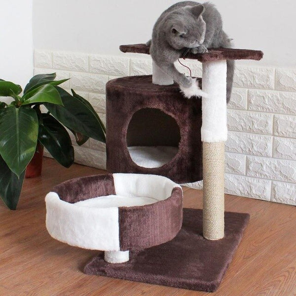 Cat Climbing Scratching Litter Toy Jumping House Villa Jumping Cat Supplies Cat Window Hammock Kitten Beds  Kennel  Shelf