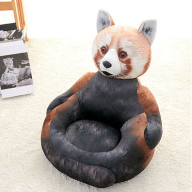 Emulational Animals Cat Dog Plush Mini Sofa Stuffed Kids Chair Husky Dogs gifts