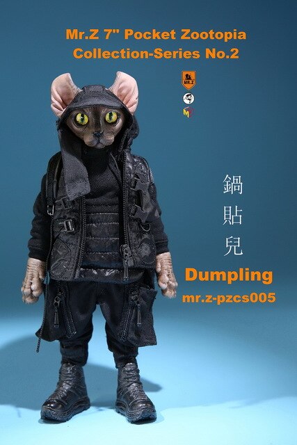 Mr.Z 7inch Cute Cat Collection Series No.2  Dumpling Noodle Donut Garage Kit Statue for Fans Holiday Gift