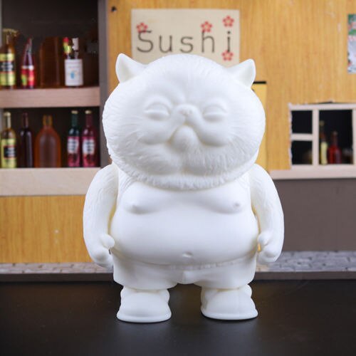DIY Mame Moyashi Master Fat cat Vinyl Figure Fashion Toy