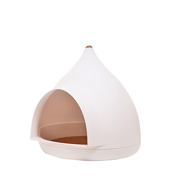 Winter Pet Nest Semi-closed Yurt Cat Litter Creative Cat Litter Warm New Home Pet Supplies Small And Medium Pet Accessories