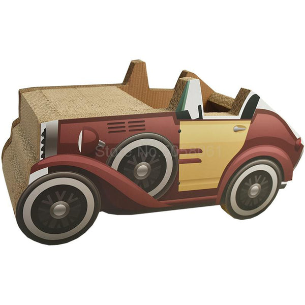 Pets Le Corrugated paper car cat toy cat scratch board cat claws cat litter
