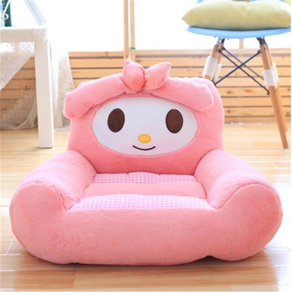 Fancytrader Lovely Plush Animals Dog Bear Cat Chair Anime Soft Kids Mini Sofa Cushion Doll Nice Gifts 7 Models
