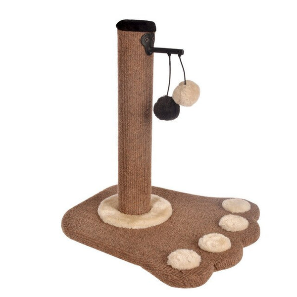 APAULAPET New Paw Print Cat Toy Cat Climbling Cat Furniture Cat Scratcher Tree Scratch Toy For Pet Kitten Jumping