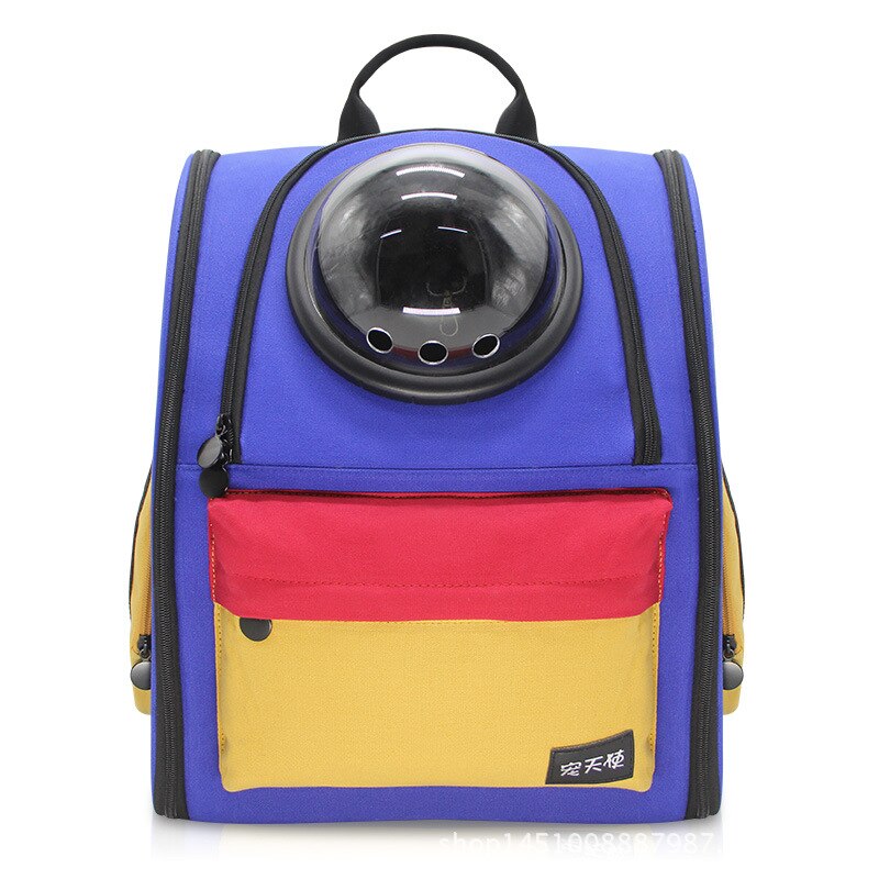 Fold Bags Carrier Dog Cat Space Capsule Shaped Pet Travel Carrying Breathable Shoulder Backpack Outside Travel Portable Bag
