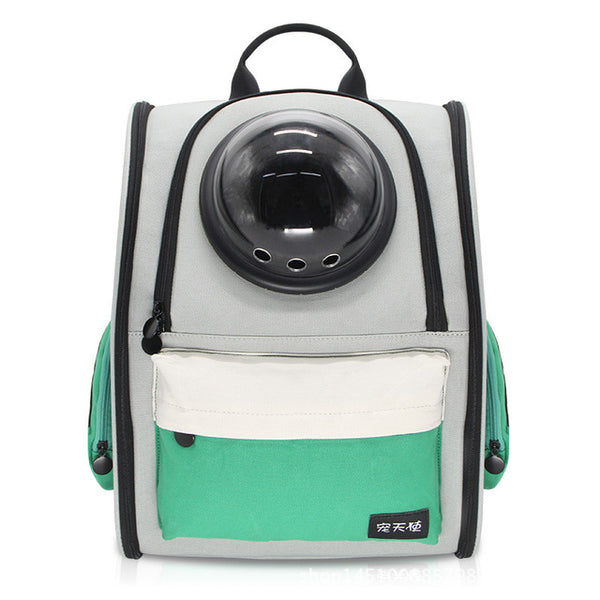 Fold Bags Carrier Dog Cat Space Capsule Shaped Pet Travel Carrying Breathable Shoulder Backpack Outside Travel Portable Bag