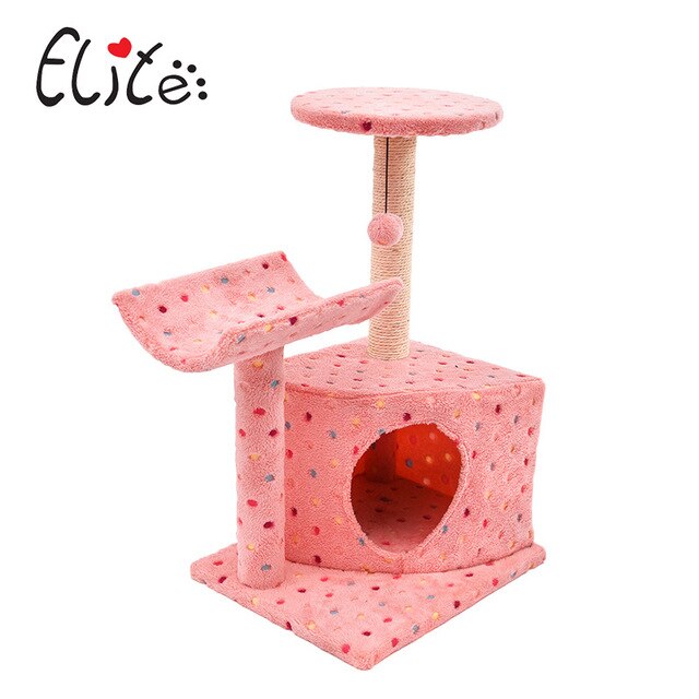 New Coming Pet Climbing Toy Cat Kittens Climbing Tree Grey Color Stable and Comfortable Easily Assemble High Quality Funny Solid