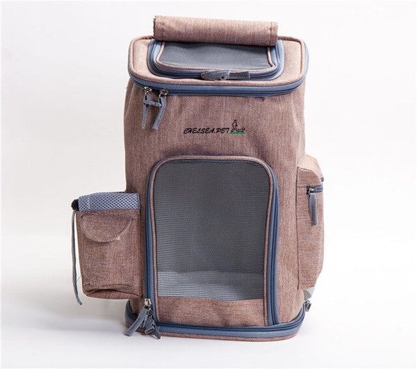 New Arrival Cat Breathable Carrier Backpack Mesh Zipper Design Dog Pet Outdoor Backpack High Quality Small Pet Cat Handbag